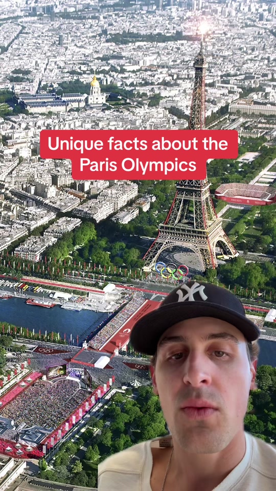 #greenscreen Paris Olympics is 156 days away. Here are unique facts about the event #paris #olympics #olympicscountdown #sports  thumbnail