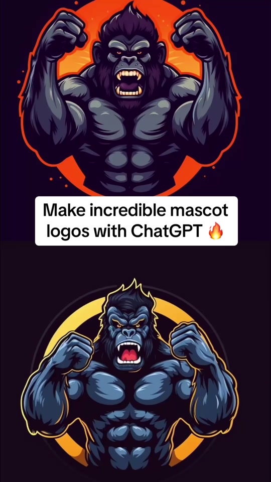 Make incredible mascot logos with ChatGPT and MidJourney 🔥 #chatgpthack  #chatgptprompts  #entrepreneur  #digitalmarketing  #chatgpt  #smallbusiness  #midjourney   thumbnail