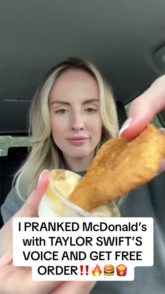 BEST PRANK🍔#prank  #mcdonalds  #car  #carprank  #taylorswift  #lol  #reaction  #popular   thumbnail