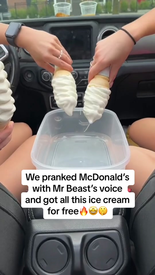 🔥🔥🔥#prank  #mcdonalds  #icecream  #omg  #mrbeast  #popular  #fyp  #lifehacks  #viral  #lol   thumbnail