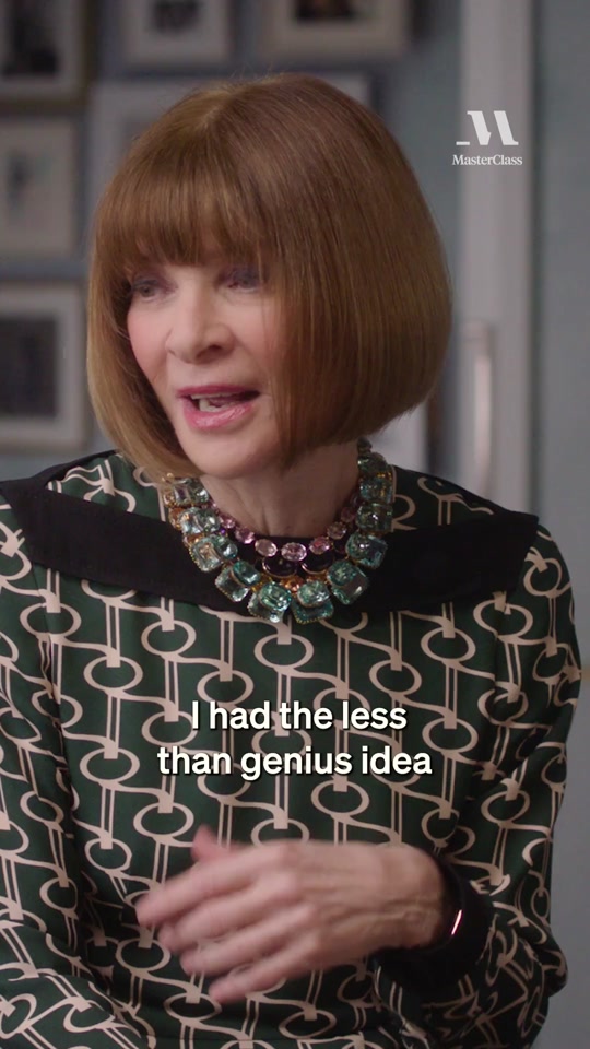 Make your mistakes and find growth. #learnontiktok #annawintour #vogue #leadership #advicetok #advice #voguemagazine thumbnail